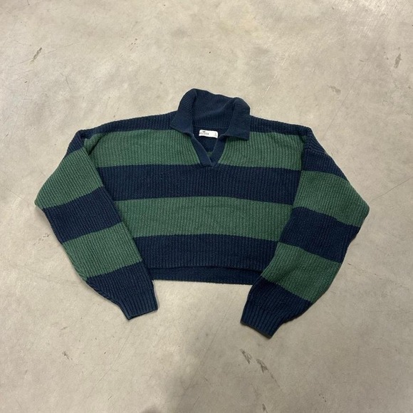Hollister Co. Sweaters - Vintage Hollister Cropped Striped Sweater